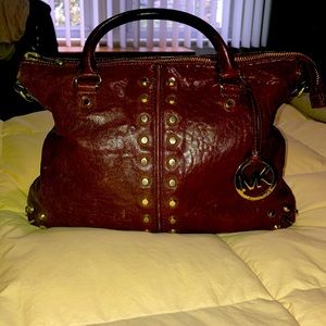 Michael Kors Gold Studded Handbag